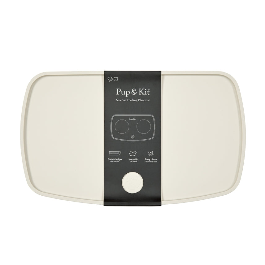 Silicone Pet Feeding Placemat Large - Beige
